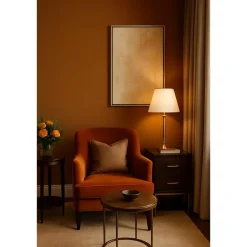 Dutch Wallcoverings Vliesbehang Linen & Textures uni - goud - 10,05m x 53cm Clearance