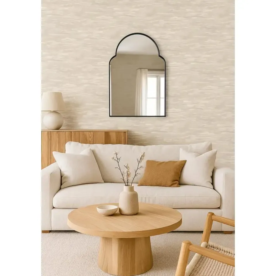 Dutch Wallcoverings Vliesbehang Arcadia kaleidoscoop textuur - grijs - 10mx53cm New