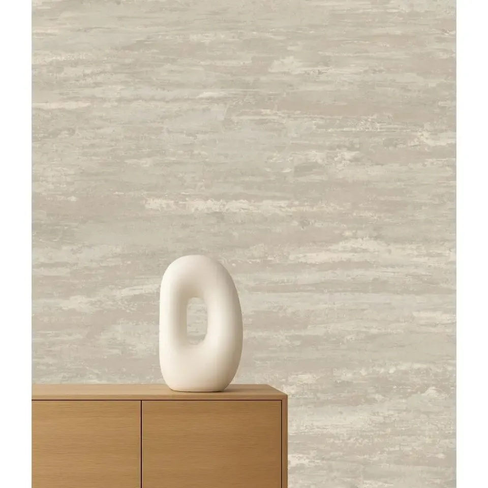 Dutch Wallcoverings Vliesbehang Arcadia kaleidoscoop textuur - grijs - 10mx53cm New