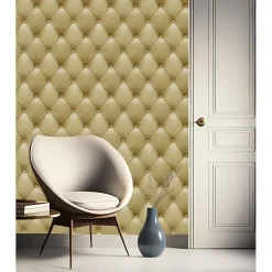 Dutch Wallcoverings Vliesbehang Artifice kapiton - oker - 10,05m x 53cm Online