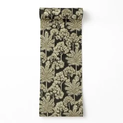 Dutch Wallcoverings Vliesbehang Arcadia palm forest - zwart - 10,05m x 53cm New