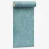 Dutch Wallcoverings Vliesbehang Artifice uni - petrol - 10,05m x 53cm