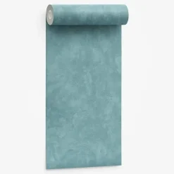 Dutch Wallcoverings Vliesbehang Artifice uni - petrol - 10,05m x 53cm