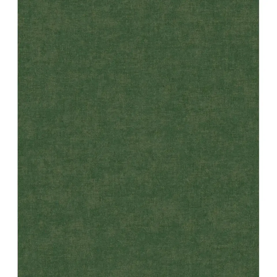 Dutch Wallcoverings Vliesbehang Linen & Textures uni - greengold - 10,05m x 53cm