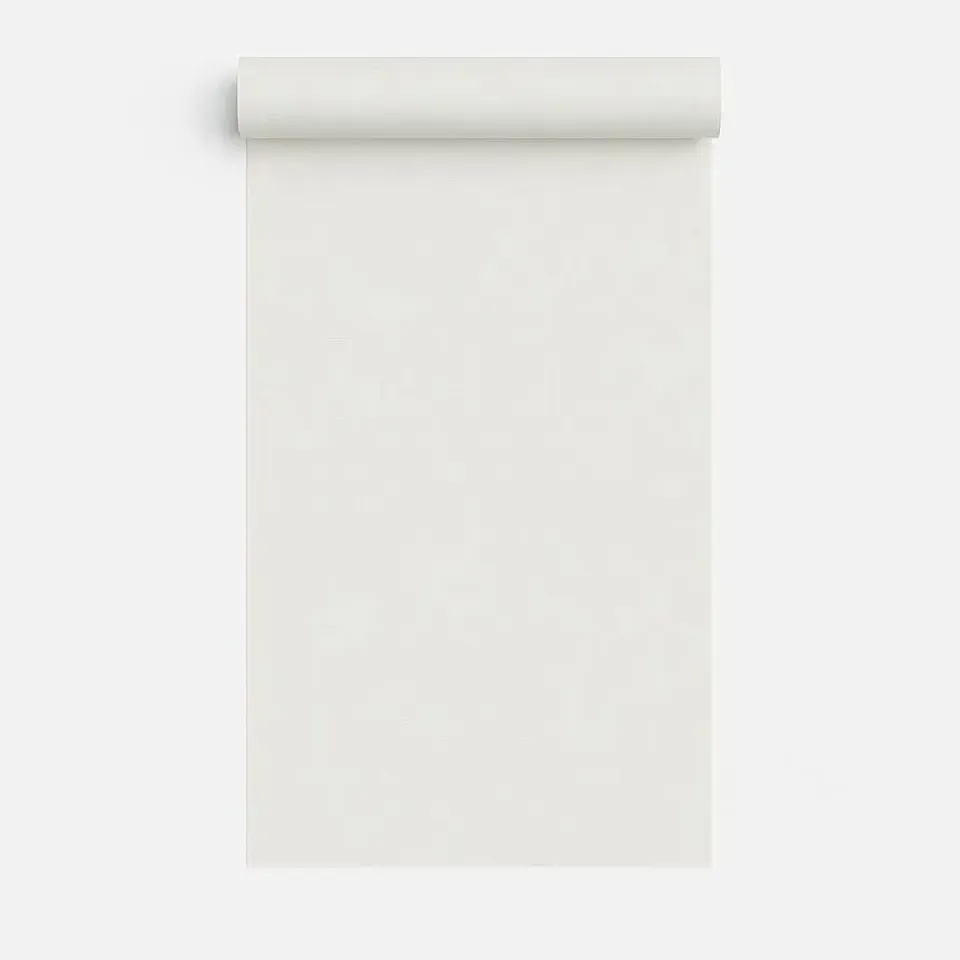 Dutch Wallcoverings Vliesbehang Linen & Textures uni - offwhite - 10,05m x 53cm Discount