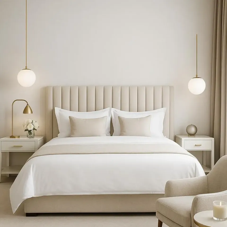 Dutch Wallcoverings Vliesbehang Linen & Textures uni - offwhite - 10,05m x 53cm Discount