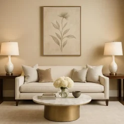 Dutch Wallcoverings Vliesbehang Linen & Textures uni - beige - 10,05m x 53cm Sale