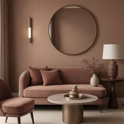 Dutch Wallcoverings Vliesbehang Linen & Textures uni - terracotta - 10m x 53cm Online