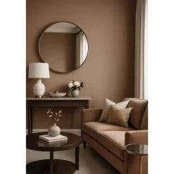 Dutch Wallcoverings Vliesbehang Linen & Textures uni - terracotta - 10m x 53cm Online