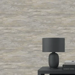 Dutch Wallcoverings Vliesbehang Arcadia kaleidoscoop textuur - grijs - 10mx53cm Sale