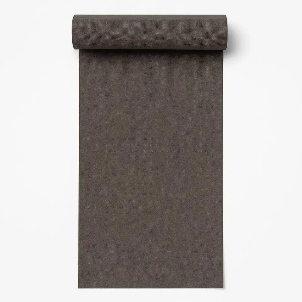 Dutch Wallcoverings Vliesbehang Linen & Textures uni - goud - 10,05m x 53cm Best