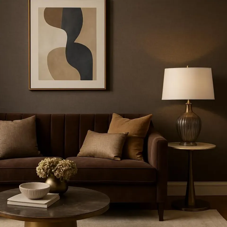 Dutch Wallcoverings Vliesbehang Linen & Textures uni - goud - 10,05m x 53cm Best