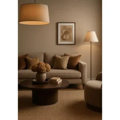 Dutch Wallcoverings Vliesbehang Linen & Textures uni - taupe - 10,05m x 53cm Clearance