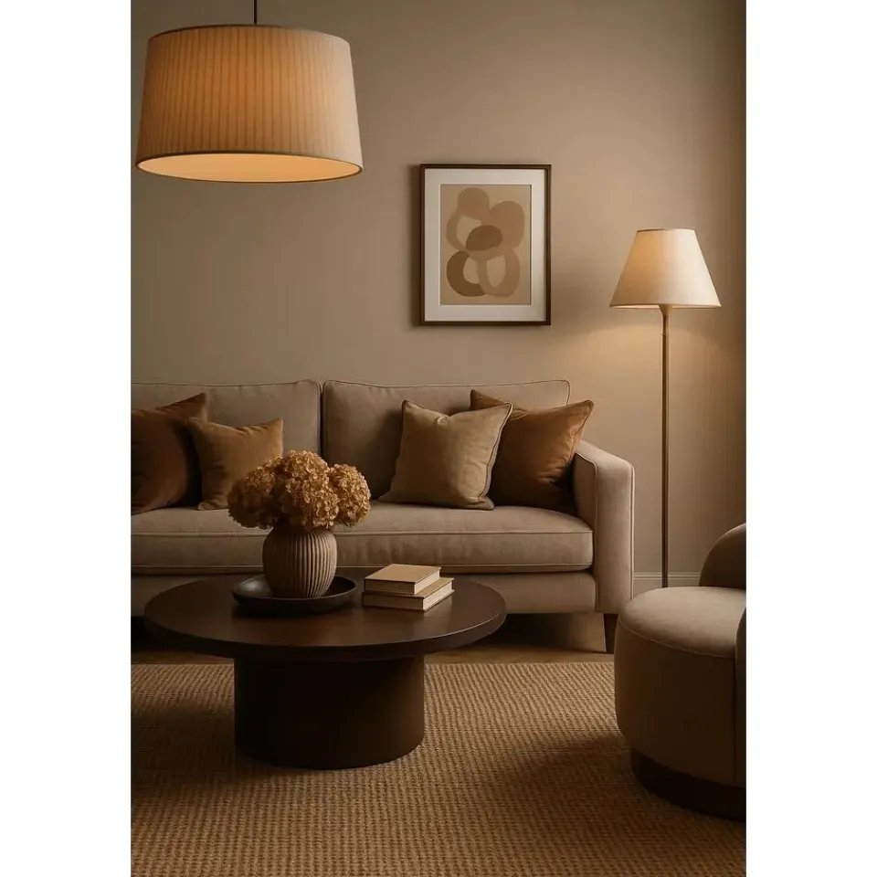 Dutch Wallcoverings Vliesbehang Linen & Textures uni - taupe - 10,05m x 53cm Clearance