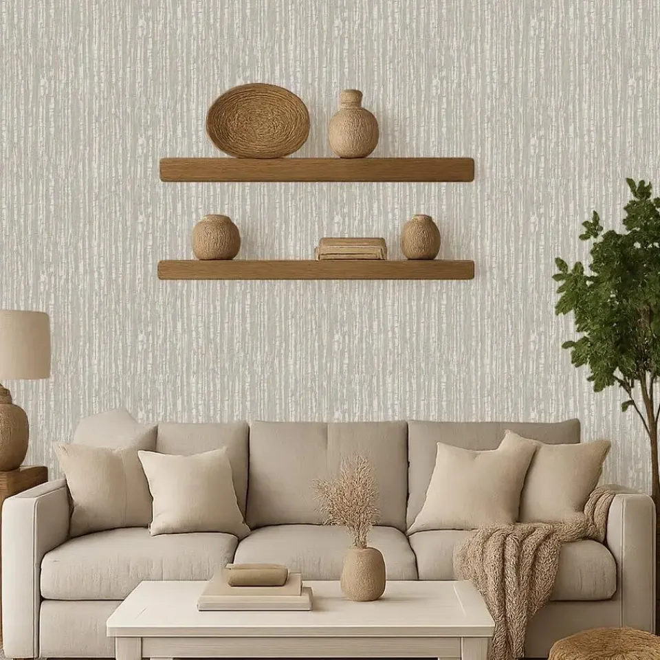 Dutch Wallcoverings Vliesbehang Embellish silk texture - grijs - 10,05m x 53cm Online