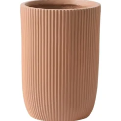 Leen Bakker EANTIO - Bloempot - 25 x 25 x 38 cm - Bruin - Kleivezels Sale