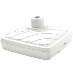 EDA Parasolvoet - vierkant - wit - 57 x 57 cm - 40 liter
