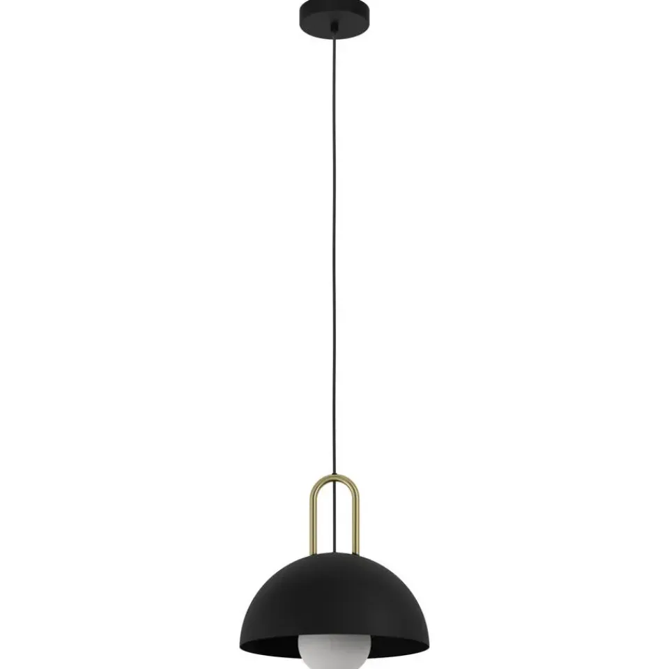 EDI light CalmaneraHanglamp-E27-Ø32,5cm-Zwart/Geelkoper Clearance