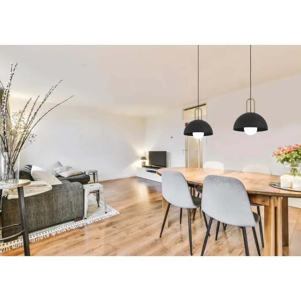 EDI light CalmaneraHanglamp-E27-Ø32,5cm-Zwart/Geelkoper Clearance