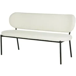 Giga Meubel Eetkamerbank Beige Stof - Diepte 63cm - Zitbreedte 160cm - Maddie Outlet