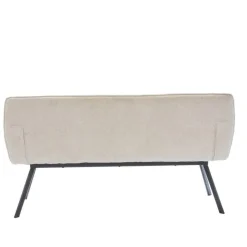 Giga Meubel Eetkamerbank Rechthoek - Beige Stof - 160x60x88cm - Harper Outlet