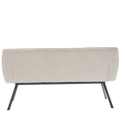 Giga Meubel Eetkamerbank Rechthoek - Beige Stof - 160x60x88cm - Harper Outlet