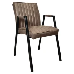 StarFurn Eetkamerstoel Bruin - Incl. Armleuning - Tivoli Clearance