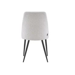 Furnihaus Eetkamerstoel Oscar Beige Boucle Set van 2 Clearance