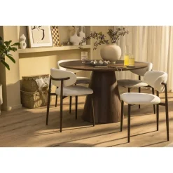 Leen Bakker Eetkamerstoel Tibor - crème New