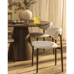 Leen Bakker Eetkamerstoel Tibor - crème New