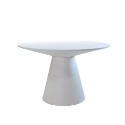 Giga Meubel Eetkamertafel Rond Beige - 150cm - Kolompoot Clearance