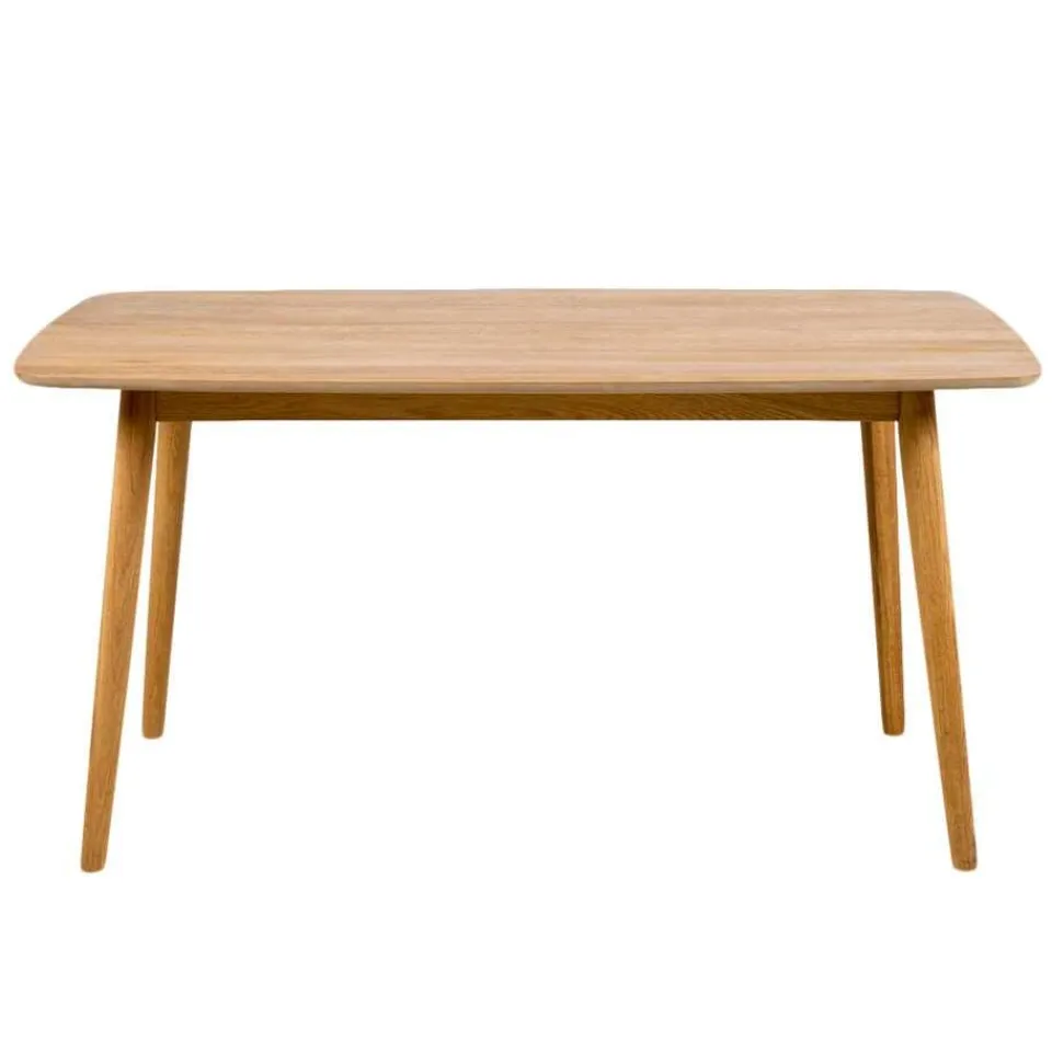 Leen Bakker Eetkamertafel Ulfborg - eikenkleur - 80x150x75,5 cm Sale