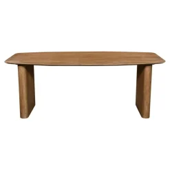 Giga Meubel Eettafel Deens Ovaal - Naturel Mangohout - 200x100x75cm - Dai New