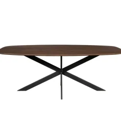 StarFurn Eettafel Deens Ovaal Bruin Hout - 240x110x76cm - Ferris Discount