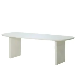 Giga Meubel Eettafel Deens Ovaal 200cm - Beige Beton - Gin Online