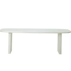 Giga Meubel Eettafel Deens Ovaal 200cm - Beige Beton - Gin Online
