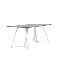 Fjôrd Eettafel Eiken Hout Wit - 180x90x75cm - Marina Hot