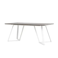 Fjôrd Eettafel Eiken Hout Wit - 180x90x75cm - Marina Hot