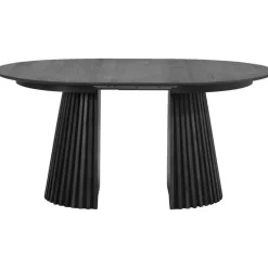 Leen Bakker Eettafel Irene - zwart - uitschuifbaar Clearance