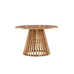 Fjôrd Eettafel Naturel Acaciahout - 120x120x75cm - Lumpur Discount