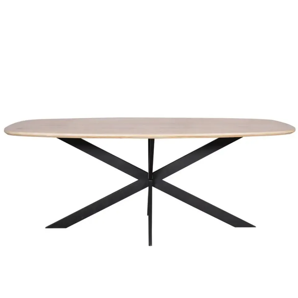 StarFurn Eettafel Naturel Hout - 200x100x76cm - Ferris Outlet