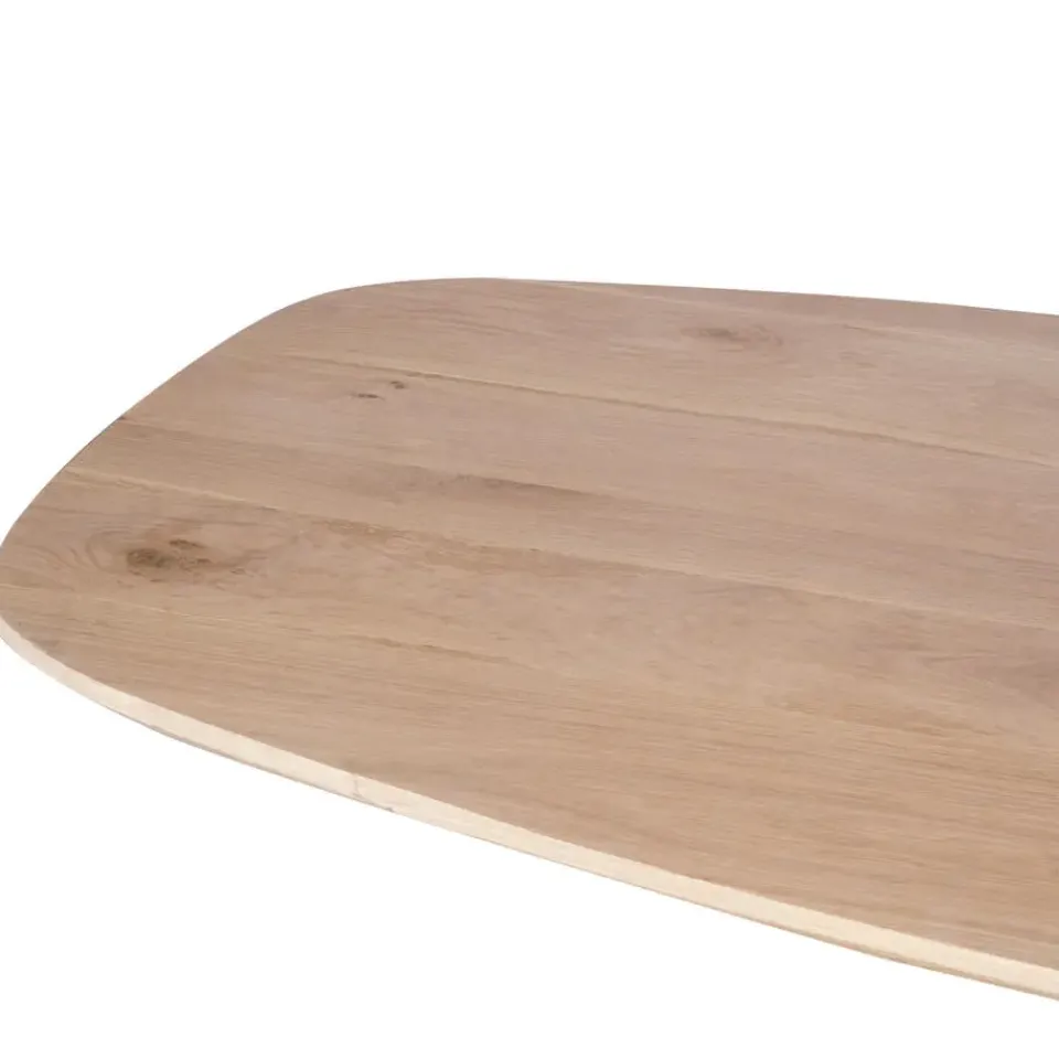 StarFurn Eettafel Naturel Hout - 200x100x76cm - Ferris Outlet