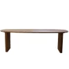 Giga Meubel Eettafel Naturel Mangohout - 4-6 Personen - 180x90x76cm - Aya Hot