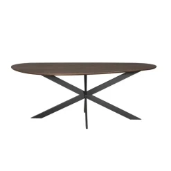 StarFurn Eettafel Organisch Bruin Eikenhout - 210x98x76cm - Cloud Hot
