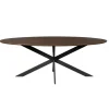 StarFurn Eettafel Ovaal Bruin Hout - 210x100x76cm - Ferris
