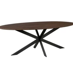 StarFurn Eettafel Ovaal Bruin Hout - 210x100x76cm - Ferris