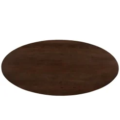 Livingfurn Eettafel Ovaal 240cm - Bruin Mangohout - Matrix-poot - Jesper