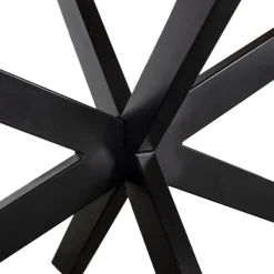 Giga Meubel Eettafel Ovaal 220cm - Mangohout Naturel - Matrix-Poot - Mansour