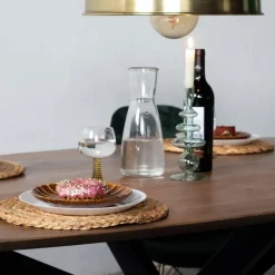 Giga Meubel Eettafel Ovaal 160cm - Naturel - Mangohout - Tafel Diamond Outlet