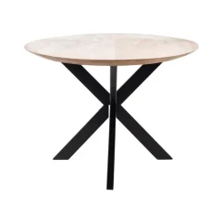 Giga Meubel Eettafel Ovaal 160cm - Naturel - Mangohout - Tafel Diamond Outlet